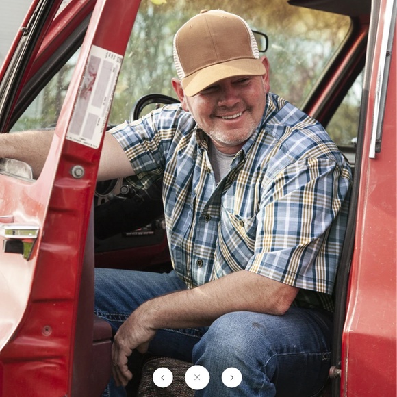 Dri Duck Men's Hometown Plaid Button Up Size Large Short Sleeve - Picture 1 of 3